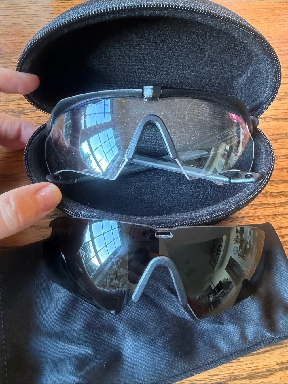 ESS Men's Protective Glasses  - Black Shield Lens